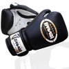 Farabi Sports Kids Boxing Gloves 4-oz Kickboxing Muaythai Punching Bag Training Gloves Age 4-8 Year (Black, 4-oz (Age 4-8) (Black, 4-oz)
