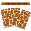 3Pack Giraffe Print Tablecloths for Party Decoration Animal Theme Party Tablecloths Jungle Party Table Cover 3D Print Table Cover, Jungle Party Supplies for Party,Birthday, Baby Showers(Giraffe)