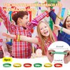 Zeuku Cinco de Mayo Decorations, Cinco de Mayo Party Favors Decor for Kids Adults, Mexican Fiesta Party Decorations Backdrop, Mexican themed Party Supplies for Home with Balloons, Stickers, Paper
