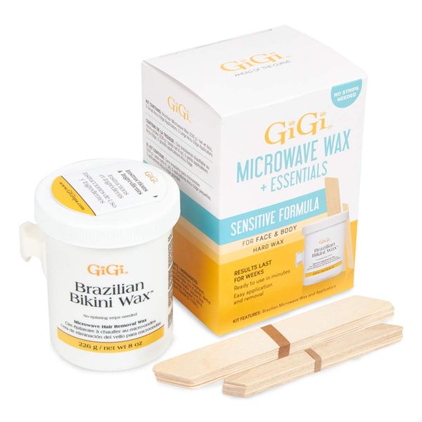 GiGi Brazilian Microwave Hair Removal Wax with Applicators