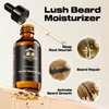 Waking Forest Beard Oil, [Thicker Beard] Beard Growth Oil Sandalwood with Vitamin E、Rosemary、Castor、Argan、Almond Gifts for Men