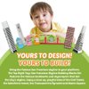 Top Right Toys Wooden Blocks, Building Blocks for Kids, San Francisco City Skyline Set, Wood Blocks for Toddlers, Educational City Set with 6 Famous Landmarks, 15 Pieces