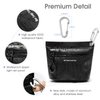 Travel Soap Container Portable Soap Bag Travel Case, Waterproof and Leak Proof, Solutions for Travelling with Bar Soap (Black)