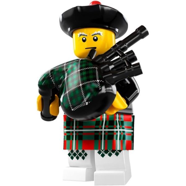 LEGO 8831 Minifigures Series 7 - Bagpiper - Rare Collection Modell x1 Loose