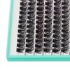 Bodermincer XXXL Tray 204pcs 9 Colors Mixed/Black Mixed Length Lash Clusters Lash Extensions 10+12mm MIX/12-14mm MIX/14+16mm MIX Wispy Lashes (Black 12+14mm MIX)