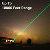 MIPREZT Rechargeable Green Laser Pointer high Power, 10000 Feet Long Range Laser Beam Light Pen, Strong Laser Pointer for TV LED LCD Screen, Green Laser Light for Dogs Cats Outdoor Hunting Teaching
