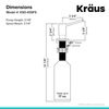 KRAUS Kitchen Soap and Lotion Dispenser in Spot Free Stainless Steel, KSD-43SFS