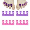 Set of 4 Toe Spacers, Gel Toe Separators for Pedicure, Nail Polish, Toenail Trimming