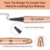 Microblading Eyebrow Pen,3D Waterproof Microblading Eyebrow Pencil, Eyebrow Magic Pen Eyebrow Microblading Pen Eyebrow Pen Waterproof&Smudge-proof Creates Natural Looking Brows (Chestnut)