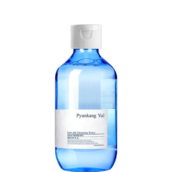 PKY Low pH Facial cleansing washes(water type)Makeup Remover Face Cleanser with Witch Hazel and AHA - Cica, Tea Tree Extract Natural Ingredients Calming Cleanser Ceramide Micellar Water 9.8 Fl Oz