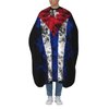 Cuba Cuban Flag Salon Barber Cape - Professional Hairdressing Waterproof Hair Cutting Cape With Adjustable Snap Closure-Haircut Apron For Hair Stylist And Home Use-55''X66''
