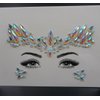 Glow In The Dark Face Jewels Face Gems Stick On Face Stickers Mermaid Rave Accessories Face Rhinestone Makeup Luminous Face Crystals Body Glitter For Women Christmas Festival (Tp346 Wing)