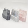 Tweezers Holder Shelf, Dust-proof Tweezer Stand, 8-Hole Acrylic Tweezers Display Stand, Storage Rack Eyelash Extension Tweezers Box with Dust Cover for Salon (Marble White-6 Hole)