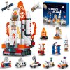 DIYDEC 12 in 1 Space Building Blocks Mini Shuttle Exploration Building Brick Sets Aerospace Rocket Toy Stacking Blocks for Party Favor Kids Adults Classroom Prizes Supplies