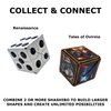 SHASHIBO Dice Paradise - Shape Shifting Box - Award-Winning, Patented Magnetic Puzzle Cube w/ 36 Rare Earth Magnets - Fidget Cube Transforms Into Over 70 Shapes (Renaissance)