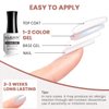 RARJSM Gel Builder Nail Polish Pearl Pink Hard Gel in a Bottle Mermaid Shell Glitter Pearlescent Thick Extension Structure Gel for Nails 15ml Soak Off Curing Requires Salon Home DIY Beginer Use
