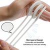 12 Rolls Eyelash Tape, 0.4cm Ultra-Narrow Adhesive Eyelash Extension Tape, Breathable Micropore Fabric Tape for Eyelash Extension Supplies, 0.15" x 10 Yard Each Roll (White)