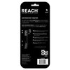 Reach Advanced Design Toothbrush with Toothbrush Cap, Angled Neck, Soft Bi-Level Bristles, Contoured Handle, Tongue Scraper, 6 Count