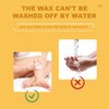 PINKZIO 4 Packs Sugar Roll On Wax, Hair Removal Wax Cartridge, Body Waxing, 3.52 Oz/Pack
