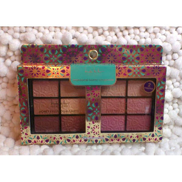 Nicole Miller Honey and Rose Pink Eyeshadow Palette, 2 Pieces