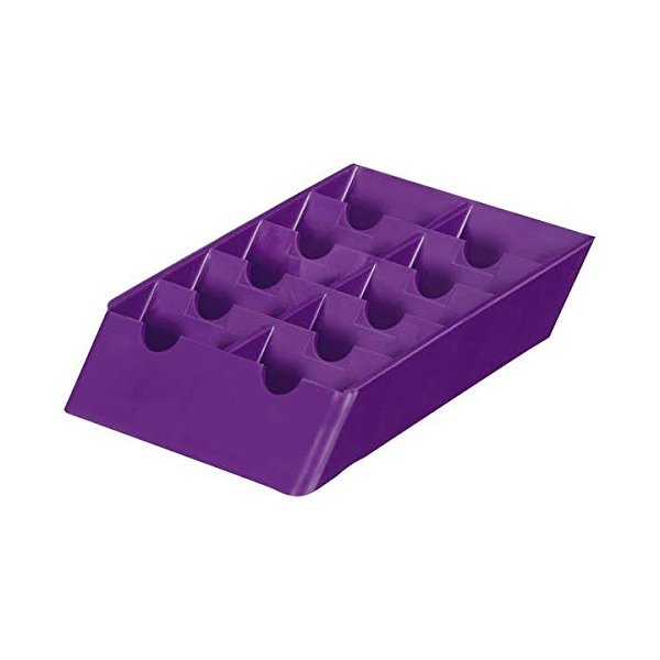 Fits Andis, Oster, Wahl, PediPaws etc Blade Racks for Groomer Barber Stylist - Store Protect Clipper & Trimmer Blades(1 Blade Rack Purple)