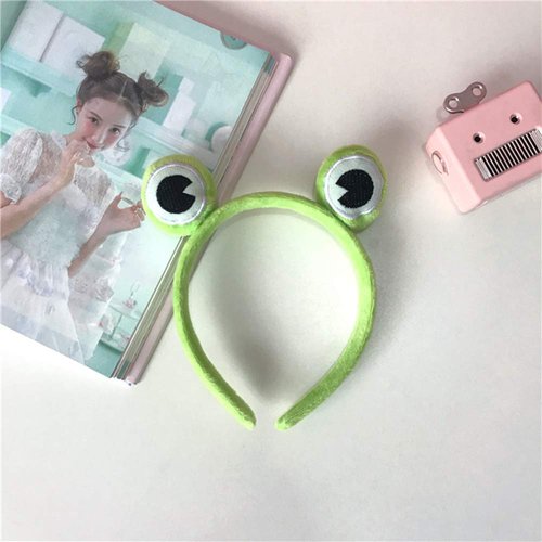 Theamensa Cute Headband, Frog Hair Band Costume Headband Head Wrap Hair Accessories for Women, Girls, Kids, Adults, Boys, Men, Pets
