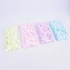100Pcs Mini Portable Travel Soap Paper Sheets,Flower Shape Disposable Paper Soap Flakes, Cleaning Washing Hand Toiletry Paper Soap Sheets，Foot and Hand Care，Cleansers，Hand Wash (Blue)
