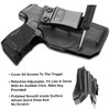 IWB Holster Compatible with Sig P365, P365 SAS, P365 Micro, Inside Waistband Carry Holster Compatible with Sig P365 / P365 SAS / P365 Micro,9mm Gun Holster for Men/Women Adj. Cant&Retention