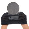 YTBYT 3 Pcs Mesh Cap Wig Caps for Making Wig Stretchy Wig Cap with Wide Elastic Band (Black Mesh Cap L)