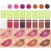 CAKAILA 8 Colors Lip Oil Lip Glaze, Big Brush Head Hydrating Lip Glow Oil, Shiny Transparent Lip Gloss Plumping, Smooth Glossy Finish Clear Tint Shiny Vegan, Moisturizing Non-Sticky Formula