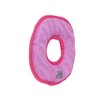 DURA FORCE - Durable Woven Fiber - Medium Ring Pink -Squeakers - Multiple Layers. Made Durable, Strong & Tough. Interactive Play Dog Toy (Tug, Toss & Fetch). Machine Washable & Floats (Medium 2 Pack)