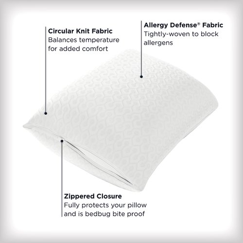 Allerease Platinum Pillow Protector, Standard/Queen