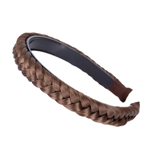 CAISHA Headband Ponytail Braided Hair piece Hair band Hair Accessories Brown HHR3
