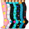 Aoliks Compression Socks for Women & Men,Funny Circulation Socks for Flying Pregnancy