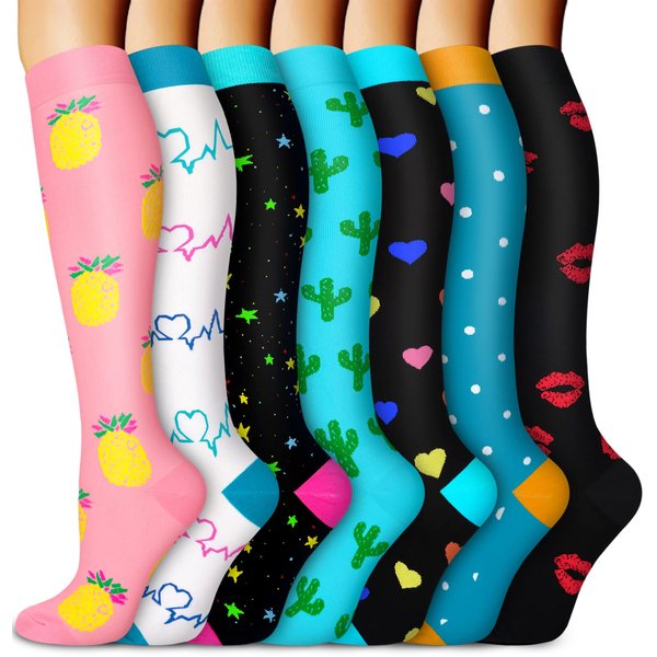Aoliks Compression Socks for Women & Men,Funny Circulation Socks for Flying Pregnancy