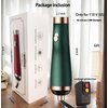 Travel Hair Dryer- 1800W High-Speed Brushless Motor Negative Ionic Blow Dryer for Fast Drying, Low Noise Thermo-Control Hair Dryers with Comb for Salon, Home and Travel. (Green)