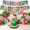 Christmas Birthday Party Supplies, Kawaii Theme Party Decorations Include Birthday Banner Cake Toppers Balloons for Girls and Boys Baby Show