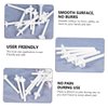 PACKOVE 60Pcs Nose Wax Spatulas Disposable Plastic Wand for Cleaning Safe Nasal Hair Removal Tool Lightweight and User Friendly Hair Waxing Applicator for Family Use
