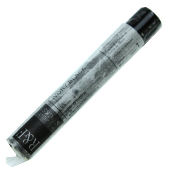 R&F Handmade Paints 2112 Oil Pigment Stick 38ml Ivory Black