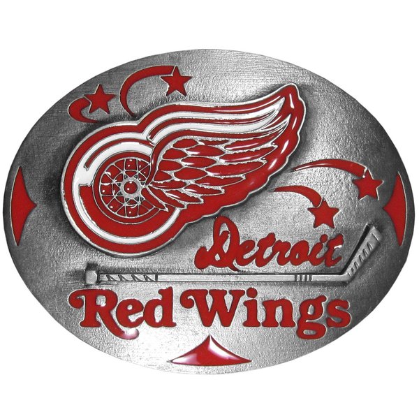 Siskiyou Detroit Red Wings Pewter Belt Buckle