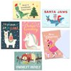 MATICAN Christmas Cards with Envelopes, 48-Count Christmas Cards Boxed, 6 Cute Animal Designs, 4 x 6 Inches, Blank Inside Christmas Cards Bulk, Holiday Xmas Greeting Cards…