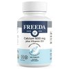 FREEDA Calcium 600 mg with Vitamin D3 400 IU – Essential Bone Support Supplement – Kosher, Gluten-Free, Easy-to-Swallow Coated Tablets for Women & Men (100 Ct)