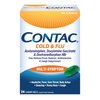 Contac Cold & Flu Medicine, Powerful, Multi-Symptom Relief for Pain, Fever, Sore Throat, Body Aches, Sneezing, Runny Nose & Cough, 24 Count Liquid Gels