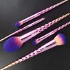 MODA Mythical Star 6pc Travel-Size Makeup Brush Kit – Vegan Face & Eye Brushes with Holographic Travel Case