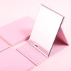 DUcare Portable Folding Vanity Mirror with Stand, Pink