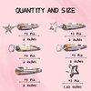 Y2K Star Pendant Hair Clips Kawaii Hair Clips Non Slip Metal Snap Hair Clips Y2K Hair Accessories Snap Hair Barrettes Emo Hair Clips for Women 18 PCS
