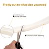 Futuwi Weather Stripping Door Seal-3 Rolls, 1/4 Inch Wide X 1/4 Inch Thick Total 20 Feet Long, Foam Seal Tape for Window Insulation(6.5ft x 3 Rolls)