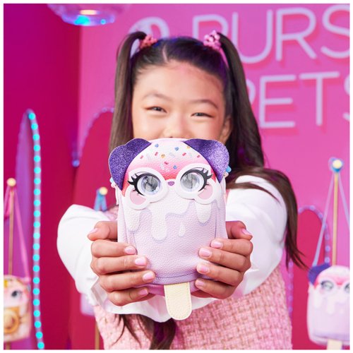 Purse Pets, Treat Yo Self Pupsicle Interactive Pet Toy & Crossbody Bag with Lights, Over 25 Sounds & Reactions, Kids Toys for Girls