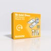Bifold Door Hardware Repair Kit - 2 Pack Bi-fold Sliding Closet Door Hardware Kit for 7/8" to 1" Track, Folding Pocket Door Replacement Parts Set Include Top Bottom Pivots Bracket and Guide Wheel
