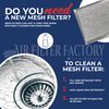 2-Pack Air Filter Factory 9-1/2 Inches Round x 3/32 With Center Hole Range Hood 12-Layer Aluminum Grease Filters